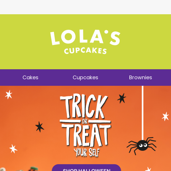 Don’t ghost us! 👻 Get your Halloween treats before they're gone🧁