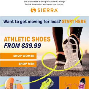 Active shoes from $39.99*