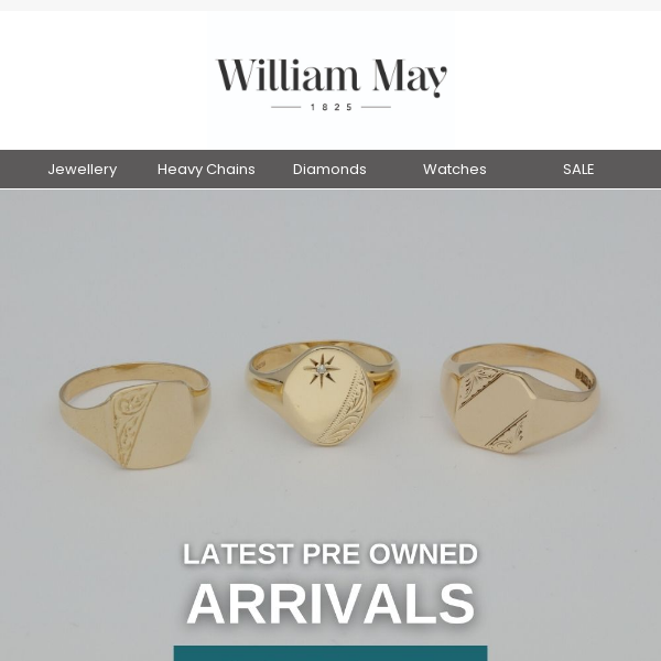 Latest Pre Owned Arrivals William May