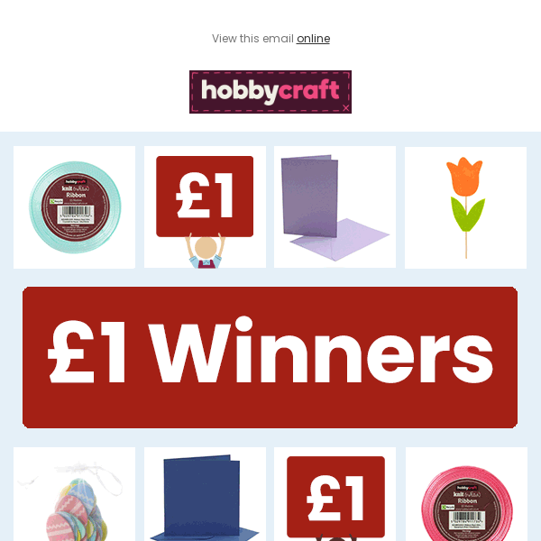 Grab a bargain with our £1 winners!