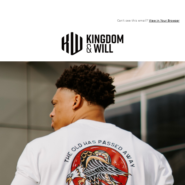 🦅 New Drop | 2 Cor 5:17 - The New Has Come T-Shirt (White)