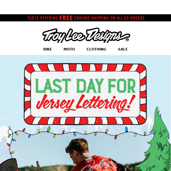 Only Two Days - Gift Jersey Lettering