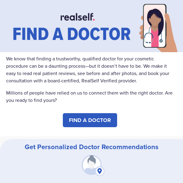 Get personalized doctor recommendations