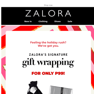 We've got you covered w/ ZALORA's Gift Wrapping 🎁