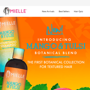 Nourish your Hair & Scalp back to life with Mango & Tulsi.