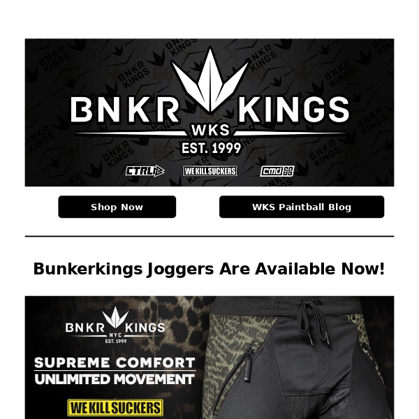 Bunkerkings Joggers Are Back | X-Small Now Available!