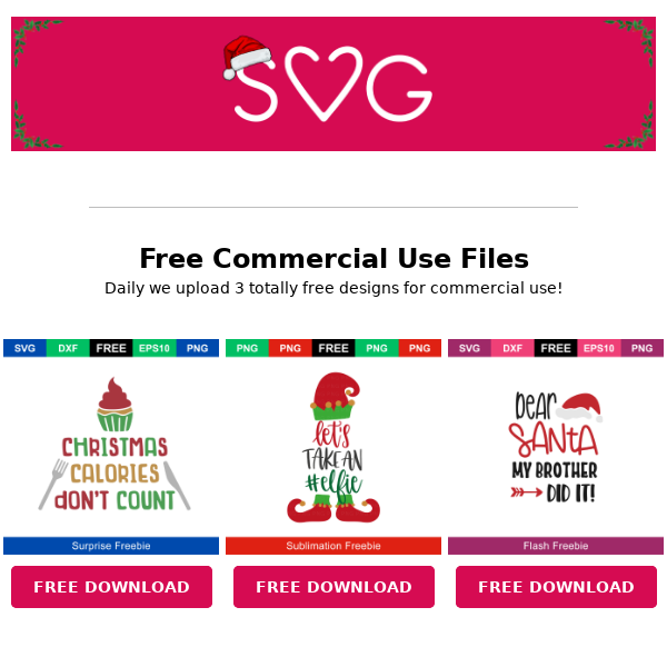 🌟🎄 Get into the Christmas spirit with a FREE SVG and our super sale!