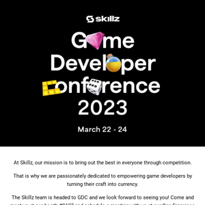See you at GDC 2023