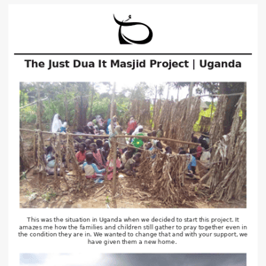 Just Dua It Masjid Project 🕌