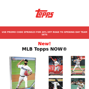 Just in! MLB Topps NOW®