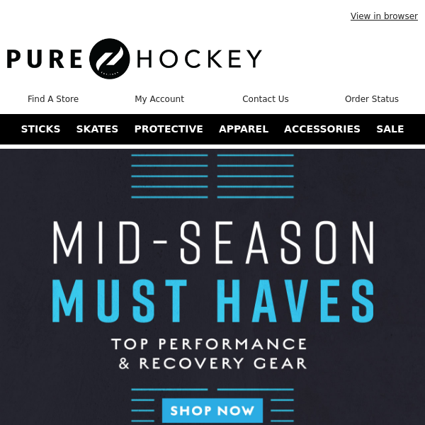 Pure Hockey, Second Wind: Mid-Season Essentials for Recovery and Gear Maintenance