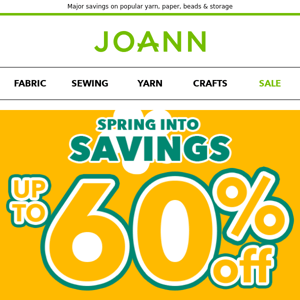 Spring Into Savings Sale! Up to 60% off ALL spring décor, floral & more!