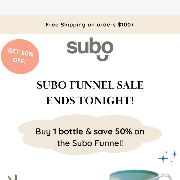 Subo Funnel Sale Ends Tonight! ✨ ⏰