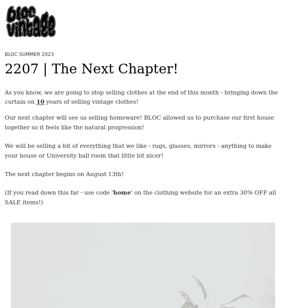 2207 | Announcing the next chapter | 30% EXTRA OFF code inside! 🔥😱