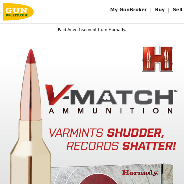 Elevate Your Shooting Experience with Hornady® V-Match™ Ammunition