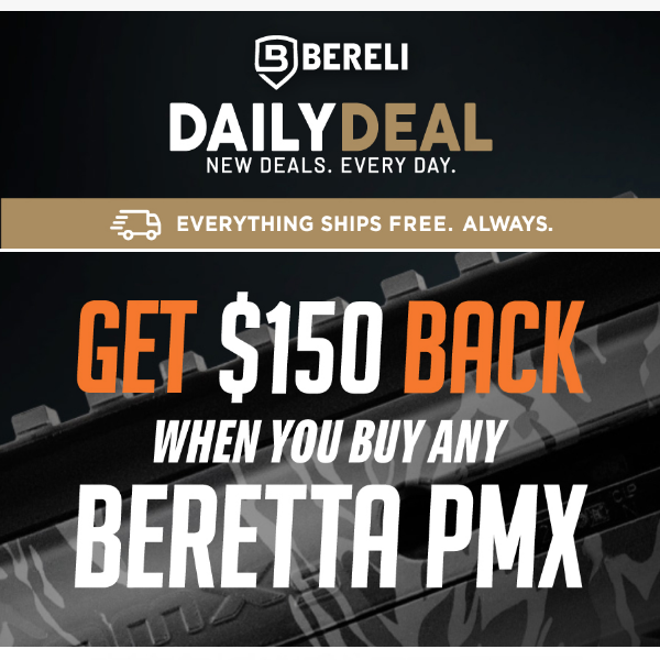 Daily Deal 💸 Buy A Beretta PMX For Only $899 After Rebate!