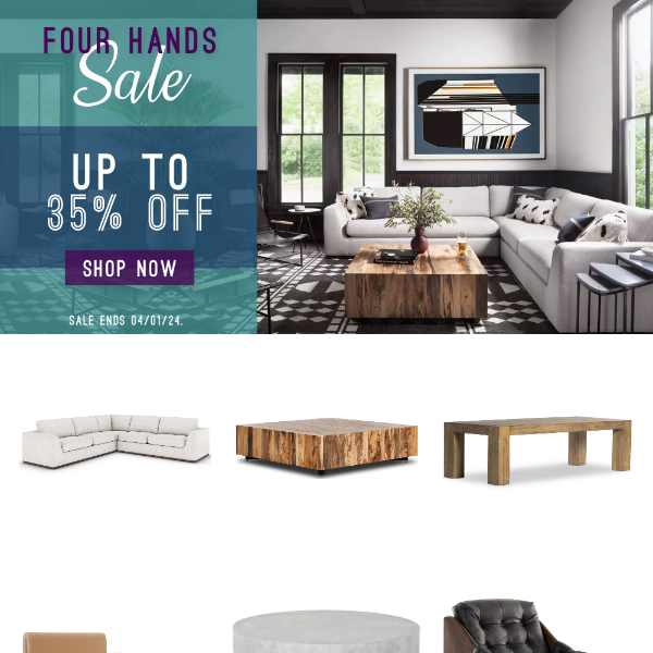 Four Hands Sale: Up to 35% Off