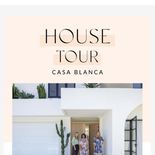 WATCH NOW! House Tour: Casa Blanca 💞