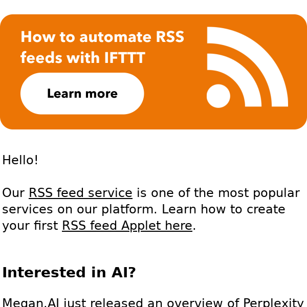 How to automate RSS feeds with IFTTT 🤖