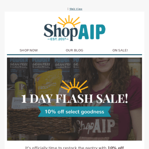 Labor Day Flash Sale