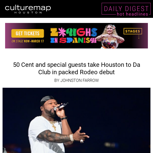 50 Cent brings Da Club to massive Rodeo crowd