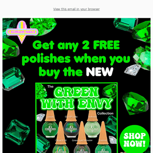 ONLY 24 HOURS LEFT! Get 2 polishes FREE❤️