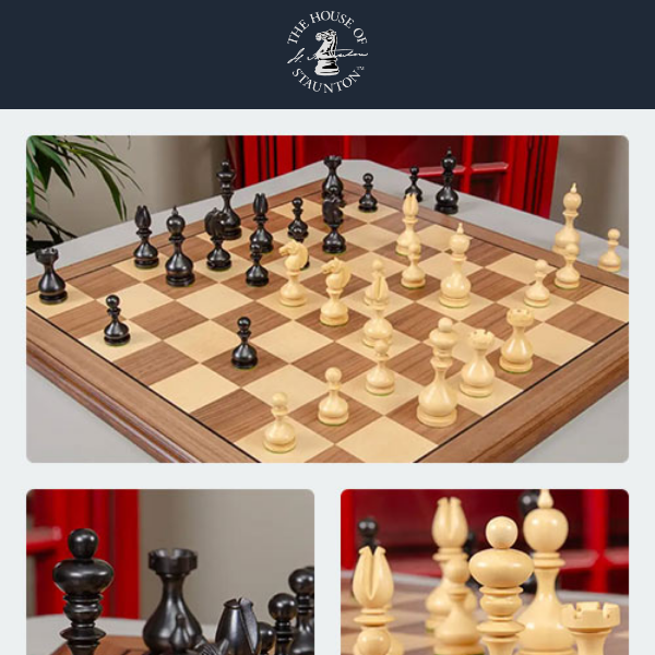 Our Featured Chess Set of the Week - The Dublin Series Luxury Chess Pieces - 4.0" King