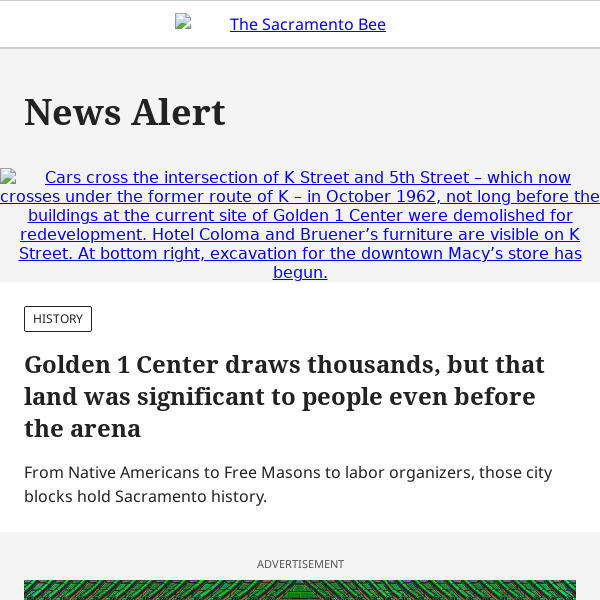 Golden 1 Center draws thousands, but that land was significant to people even before the arena