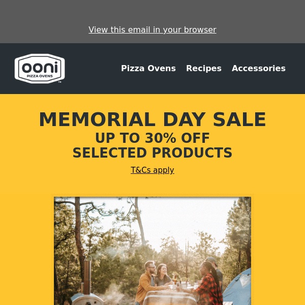 Ooni - Latest Emails, Sales & Deals