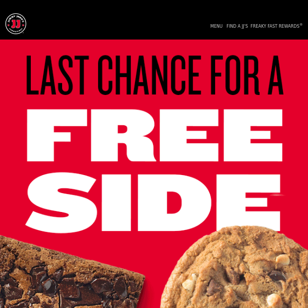 Your free side expires today! ⏰