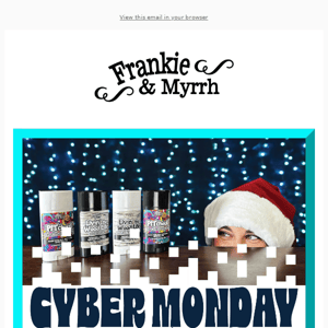 Cyber Monday is here!!