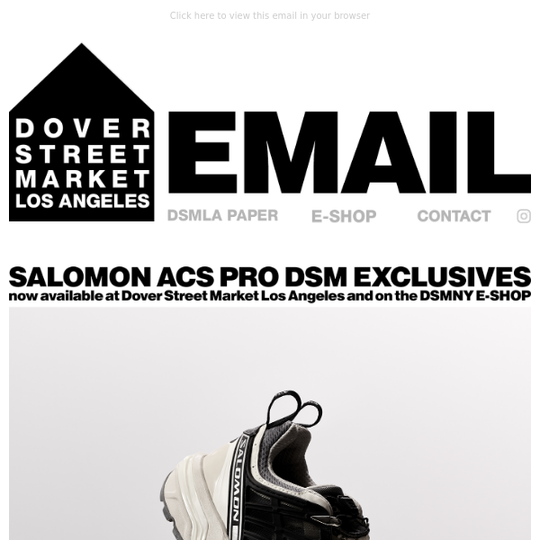 Salomon ACS Pro DSM Exclusives now available at Dover Street Market Los  Angeles and on the DSMNY E-SHOP - DOVER STREET MARKET