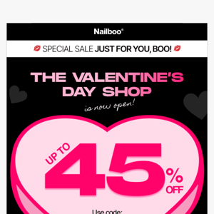 💘 NAILBOO'S V-DAY SHOP IS HERE (!!!!)