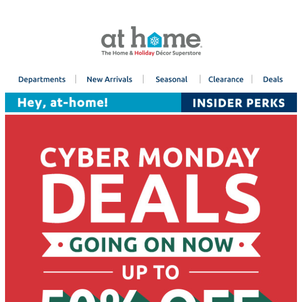 Helloooo, Cyber Monday ⚡ Up to 50% off deals start NOW