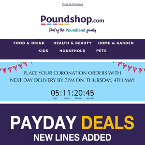 🔥 HOT NEW LINES added to our PAYDAY DEALS!