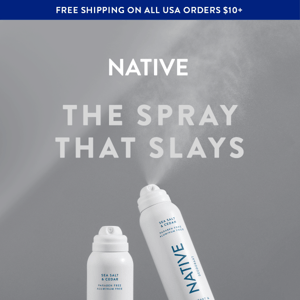 Our Deodorant & Body Spray is a Must-Spritz!