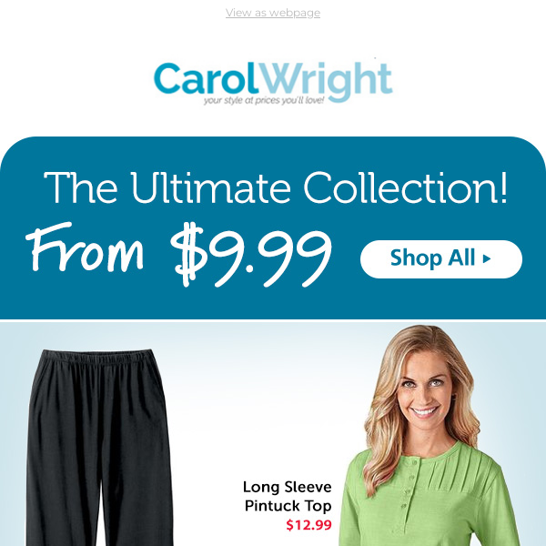 The Ultimate Collection! From $9.99 - carol wright