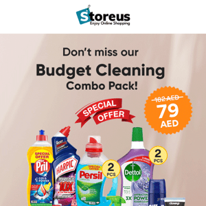 Cleaning has never been cheaper! 🤑🤩