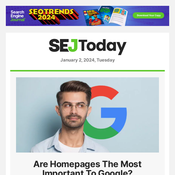 Are Homepages The Most Important To Google?