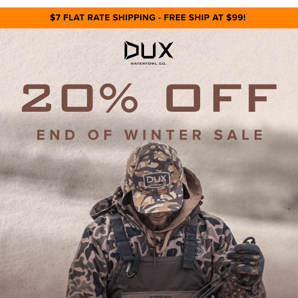 End of Winter Savings Are a Click Away