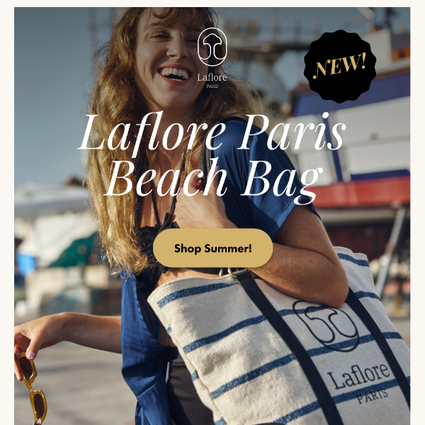 Laflore Paris Beach Bag