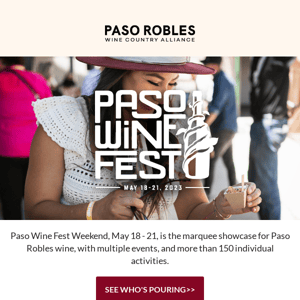 Grand Tasting Wineries Announced!