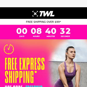 Who doesn’t love free express shipping?!