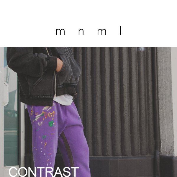 new Contrast Bootcut Sweatpants colorways now live