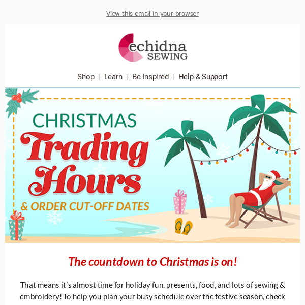 🎁What's inside? Christmas Trading Hours & Delivery Dates!