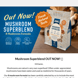 Brand New Mushroom Superblend OUT NOW!