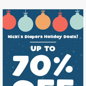 🎄 Holiday Deals Up To 70% Off!