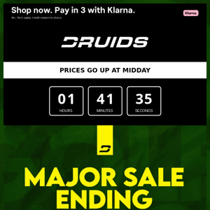 2 HOURS LEFT - SALE ENDING FINAL CALL