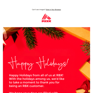 Happy Holidays from RBX!