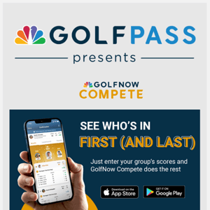 Go for the win in every round with GolfNow Compete